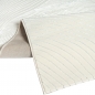 Preview: Teppich Creme mit Struktur Muster pflegeleicht