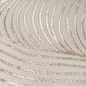 Preview: Teppich Creme modern pflegeleicht weich mit Wellenstruktur