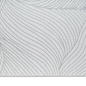 Preview: Teppich Silber modern weich pflegeleicht mit Wellenstruktur