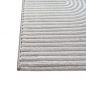 Preview: Teppich Grau Muster pflegeleicht modern