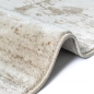 Preview: Teppich beige sanftes Wolken-Design weich pflegeleicht