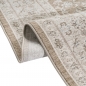 Preview: Teppich Beige Ornament pflegeleicht Wohnraum