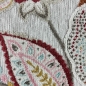 Preview: Outdoor Teppich mit Blumen Muster in creme mehrfarbig