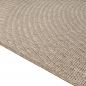 Preview: Teppich Outdoor grafisches Linienmuster wetterfest Terrasse Balkon Beige