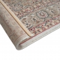 Preview: Teppich Creme Beige Medaillon Muster pflegeleicht für Wohnräume