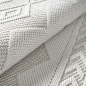Preview: Pflegeleichter Teppich mit strukturierter Loop-Optik Creme