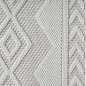 Preview: Pflegeleichter Teppich mit strukturierter Loop-Optik Creme