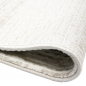 Preview: Designer Teppich mit Karomuster in Beige Creme