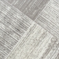 Preview: Designer Teppich mit Karomuster in Beige Grau
