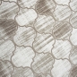 Preview: Designer Teppich Marokkanisches Muster in Beige Creme