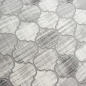 Preview: Designer Teppich Marokkanisches Muster in Grau Beige