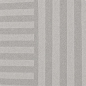 Preview: Pflegeleichter Teppich Grau modernes Linienmotiv flaches Format