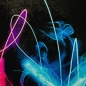 Preview: Gaming Teppich mit neonfarbigen Symbolen