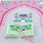 Preview: Kinder Gebetsset Rosa mit Gebetsteppich Gebetskleid und Lernbuch