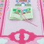 Preview: Kinder Gebetsset Rosa mit beigem Gebetskleid und Lernbuch