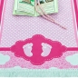 Preview: Kinder Gebetsset Rosa mit schwarzem Gebetskleid und Lernbuch