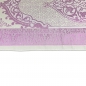 Preview: Gebetsteppich aus Taftstoff mit Geschenkbox und Tesbih leicht lila 65 x 110 cm