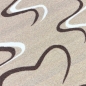 Preview: Küchenmatte mit Tassenmotiv, strapazierfähig und pflegeleicht Beige