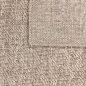 Preview: Pflegeleichter Teppich Beige für Wohnraum Balkon und Terrasse