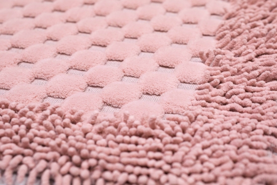 Preview: Badematten Set 2 Teilig Kreis-Muster Rosa Rutschfest & Waschbar Preview: Badematten Set 2 Teilig Kreis-Muster Rosa Rutschfest & Waschbar