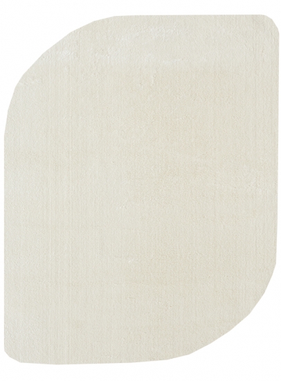 Teppich Shape in moderner Freiform rutschfest weich Creme