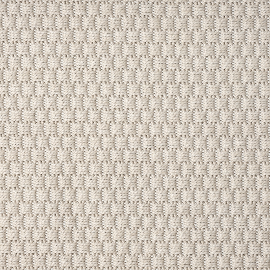 Preview: Robuster In- und Outdoorteppich 3d-Effekt schlichtes Muster einfarbig beige