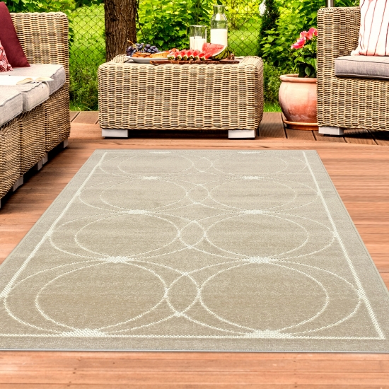 In- & Outdoor Teppich in beige