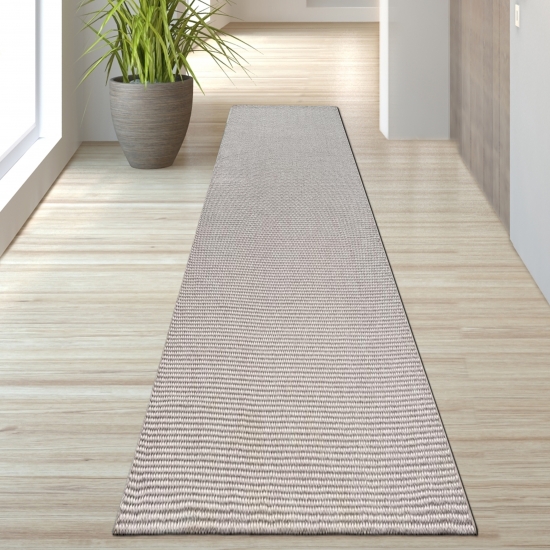 Wohnzimmerteppich Niedrigflor im speziellen modernen Design in beige