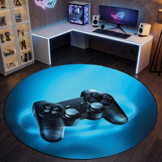 Preview: Gaming Teppich mit Joystick