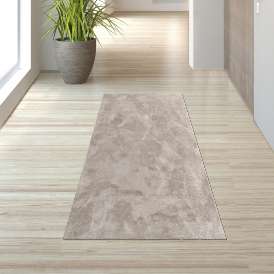 Teppich beige weich pflegeleicht saugrobotergeeignet für Wohnbereiche