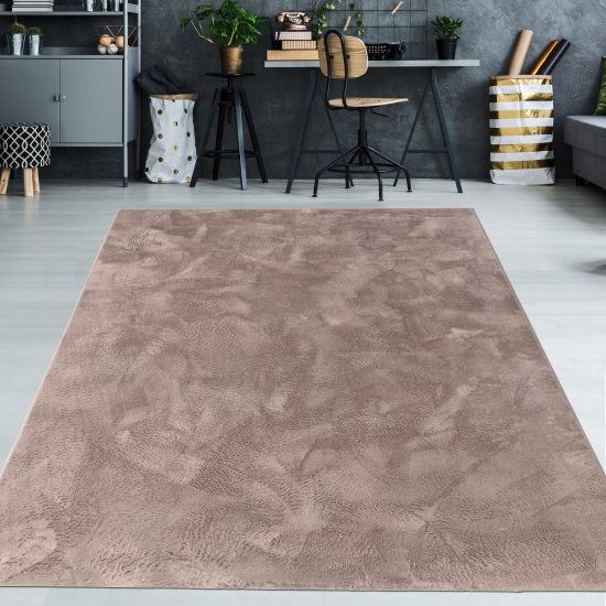 Teppich taupe weich pflegeleicht saugrobotergeeignet für Wohnbereiche