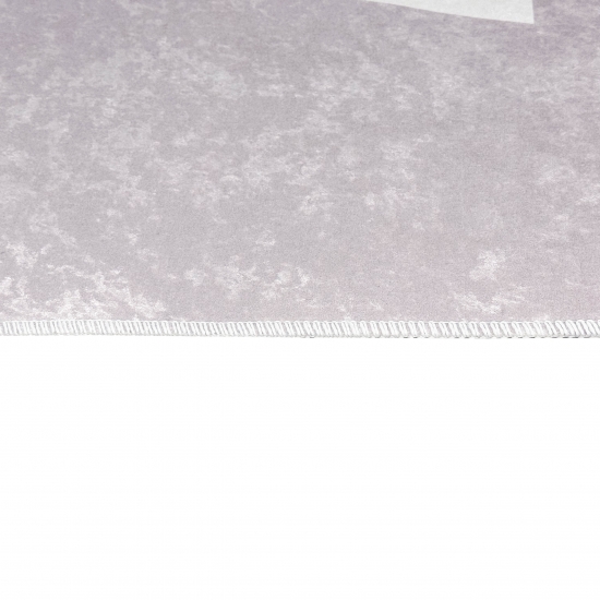 Kinderteppich ABC mit Elefant in Rosa