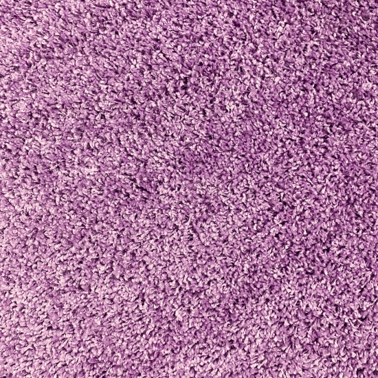 Weicher Shaggy Teppich in Flieder – pflegeleichter Hochflor für moderne Wohnräume