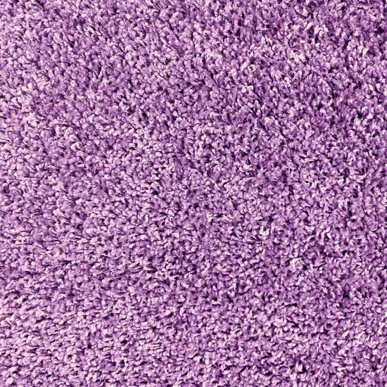 Weicher Shaggy Teppich in Flieder – pflegeleichter Hochflor für moderne Wohnräume