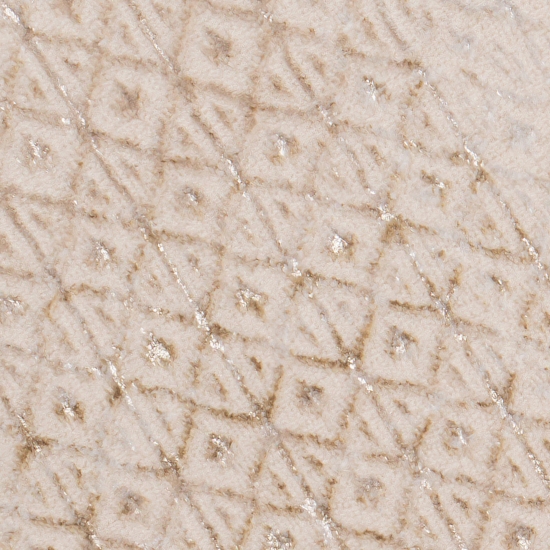 Glänzender eleganter Teppich in beige