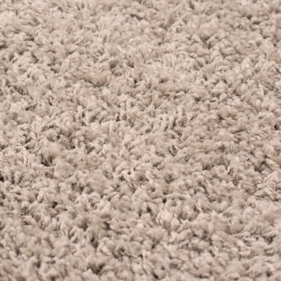 Weicher Shaggy Teppich in Naturbeige – pflegeleichter Hochflor für alle Wohnbereiche