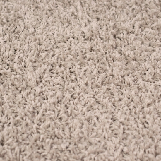 Weicher Shaggy Teppich in Naturbeige – pflegeleichter Hochflor für alle Wohnbereiche