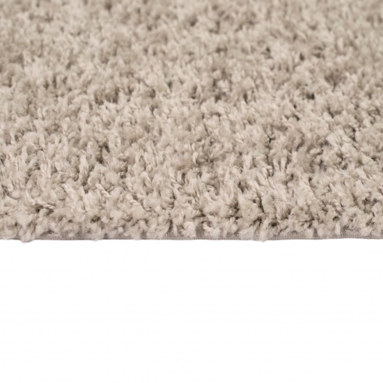 Weicher Shaggy Teppich in Naturbeige – pflegeleichter Hochflor für alle Wohnbereiche
