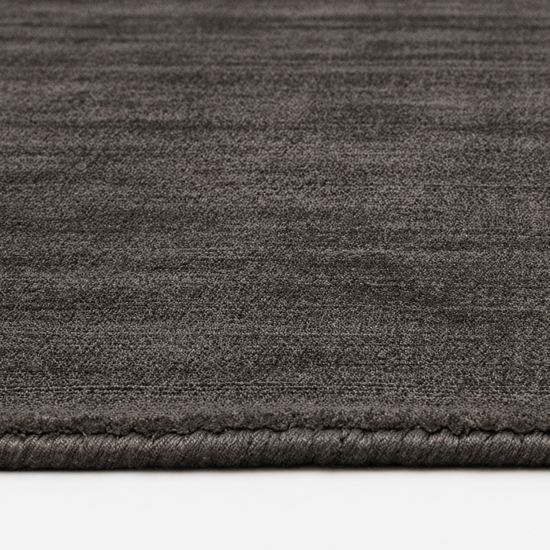 Teppich Handgefertigt Viskose Pflegeleicht Robust Taupe