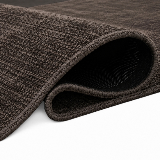 Teppich Handgefertigt Viskose Pflegeleicht Robust Taupe