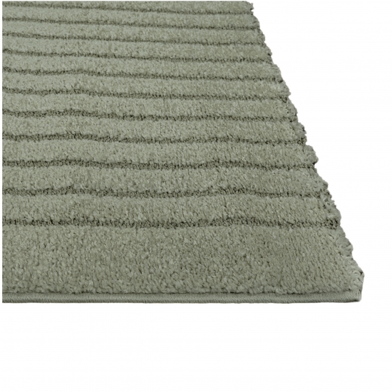 Teppich Grün mit 3D-Kreismuster pflegeleicht und robust