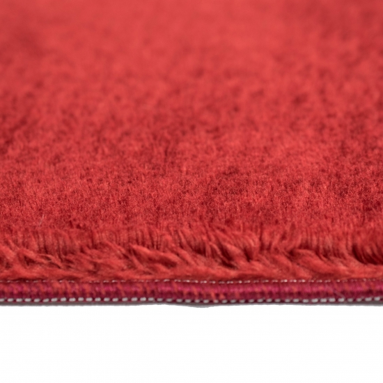 Preview: Designer Badezimmer Teppich – abgerundete Ecken – rot Preview: Designer Badezimmer Teppich – abgerundete Ecken – rot