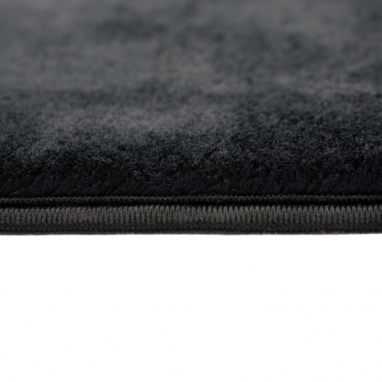 Preview: Designer Badezimmer WC-Teppich – weich – in schwarz Preview: Designer Badezimmer WC-Teppich – weich – in schwarz