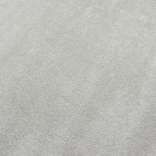 Preview: Teppich Silber Uni praktisch robust pflegeleicht Alltag