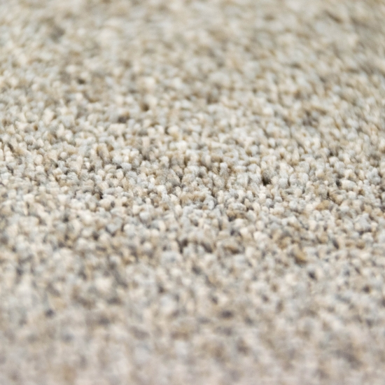 Preview: Teppich Taupe Uni praktisch robust pflegeleicht Alltag