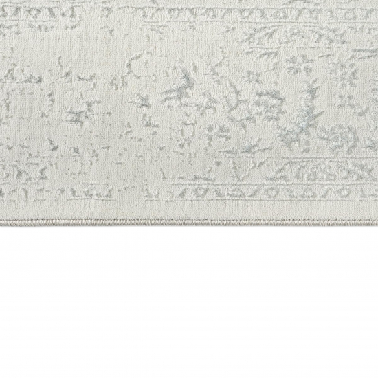 Teppich Creme mit Ornament Muster pflegeleicht Wohnbereich