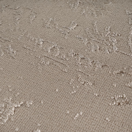 Teppich Beige mit Ornament Muster pflegeleicht