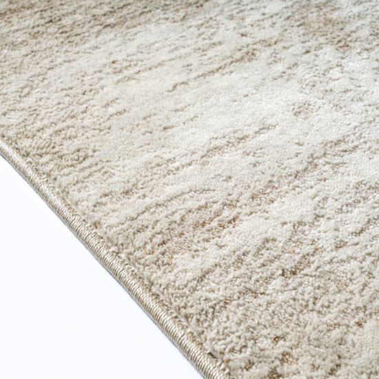 Teppich beige sanftes Wolken-Design weich pflegeleicht