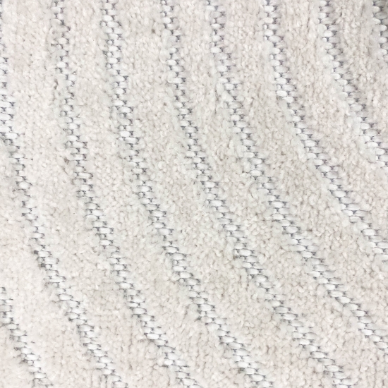 Preview: Wetterfester In- & Outdoor Teppich | Rund in creme