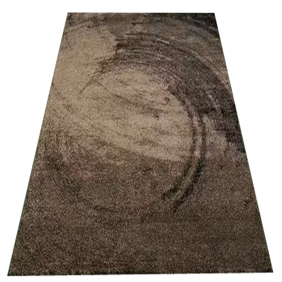 Preview: Designer Teppich im Barock Design Relief Optik in Braun Beige Grau